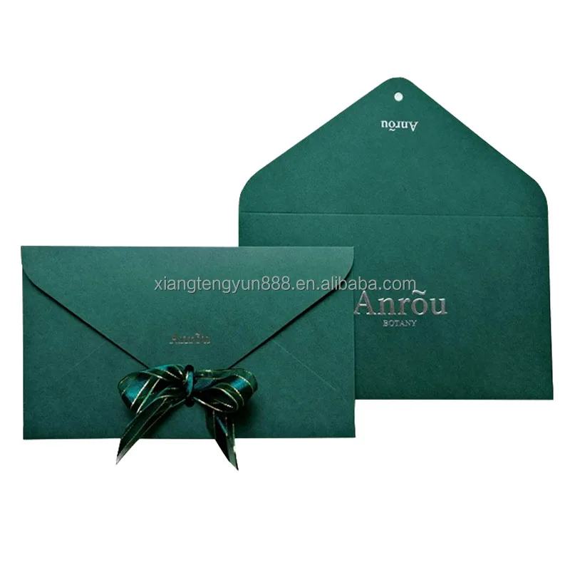 Wholesale gift envelope packaging custom envelope paper bag clear plastic envelope