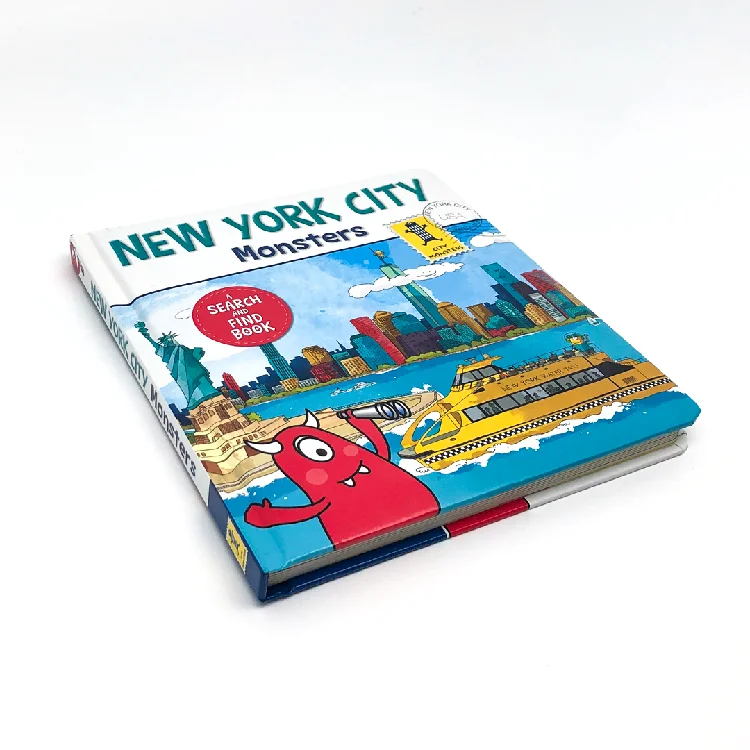 board book with figures