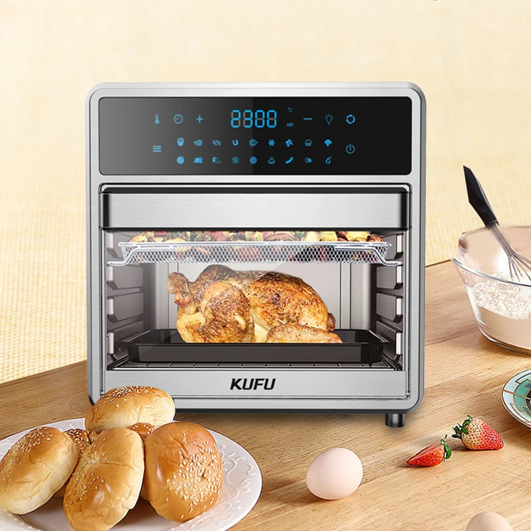 KUFU Stainless Steel Smart Multi Oil Free Air Fryer And Oven Hot Best Selling Air Fryer Oven With Grill Function