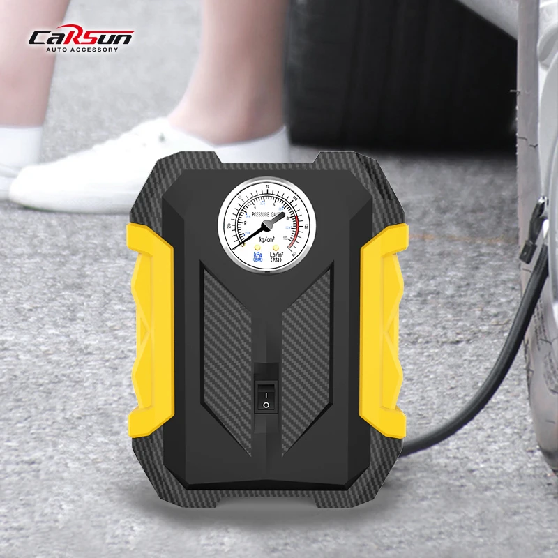 
Car Inflator Pump Tire HOT SALE 150psi 12V Auto Vehicle Tools Fast Portable Air Compressor Pressure Gauge Car Pump 