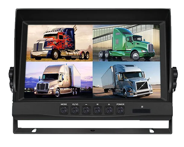 High Quality 9 Inch Sd Card Playback Hd Lcd Tft Channels Kit  Commercial Trucking Mobile Dvr 4g Truck Camera Systems Car Monitor