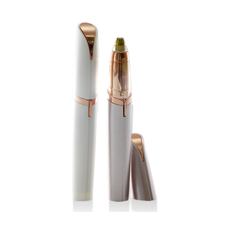 Mini Beauty Personal Care Mini Hair Removal Pen Lipstick Shape Electric Eyebrow Trimmer Razor For Women