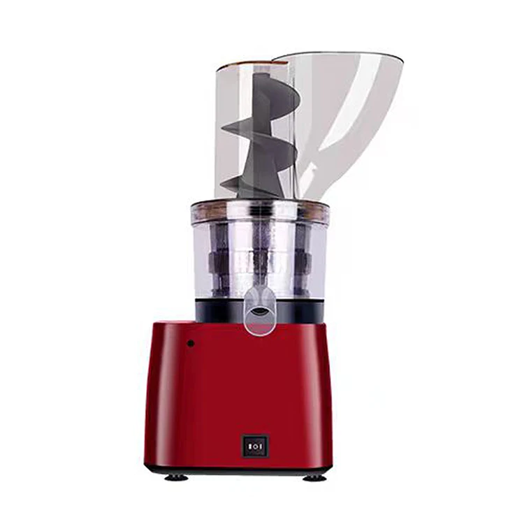 Orange Electric Blender Carrot Extractor Machine Cold Press Professional Commercial Slow Juicer