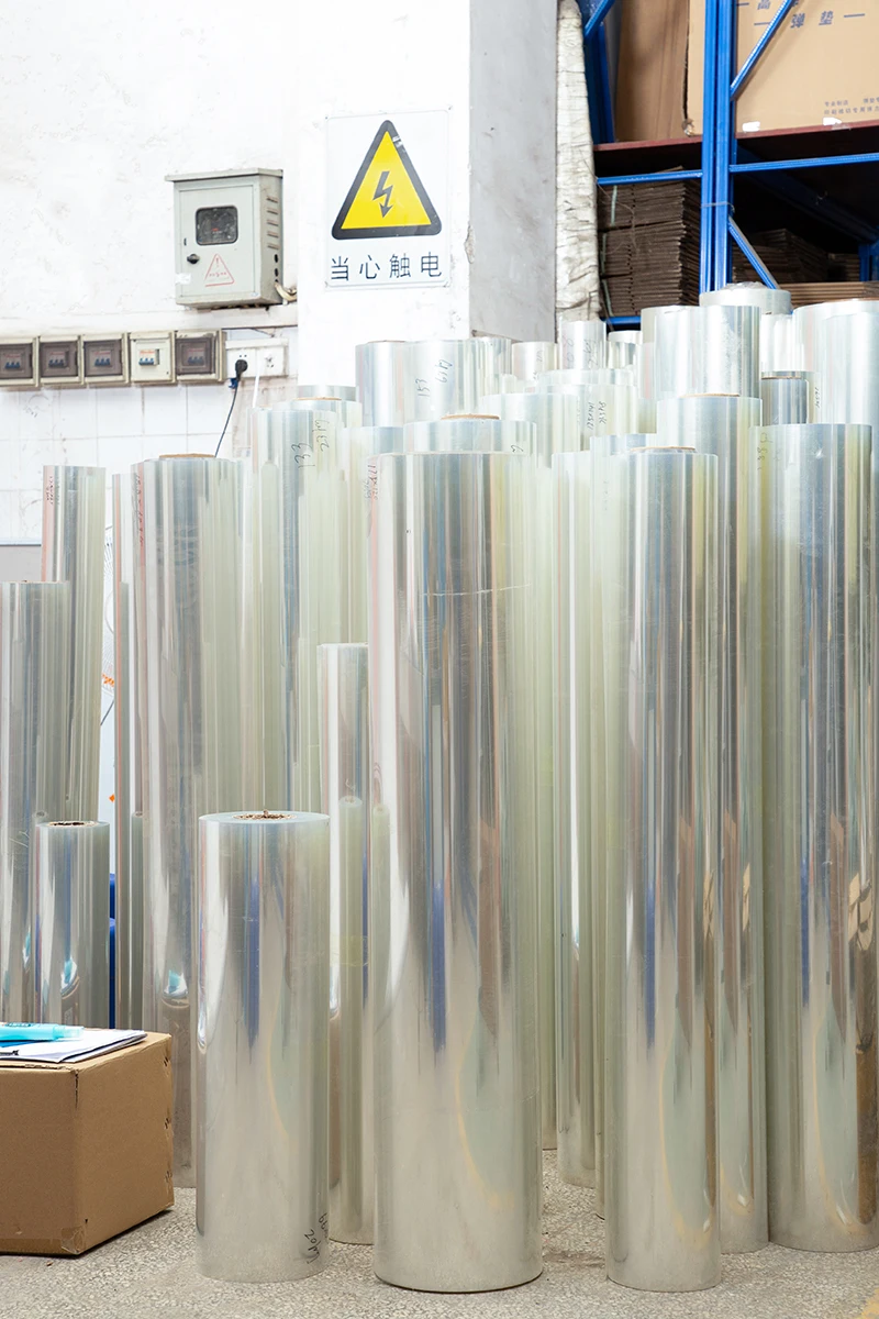 High Transparent PET polyester film  Stretch Film in roll for carton printing