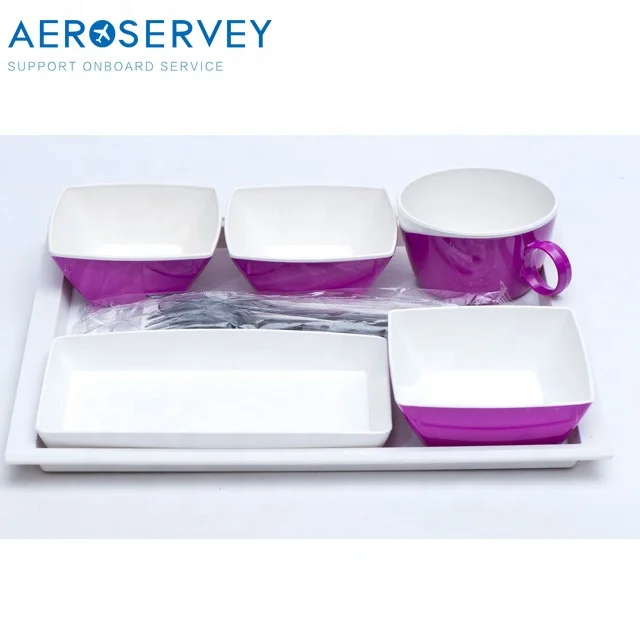 Hot Sell Inflight Product Plastic Tableware for Airlines