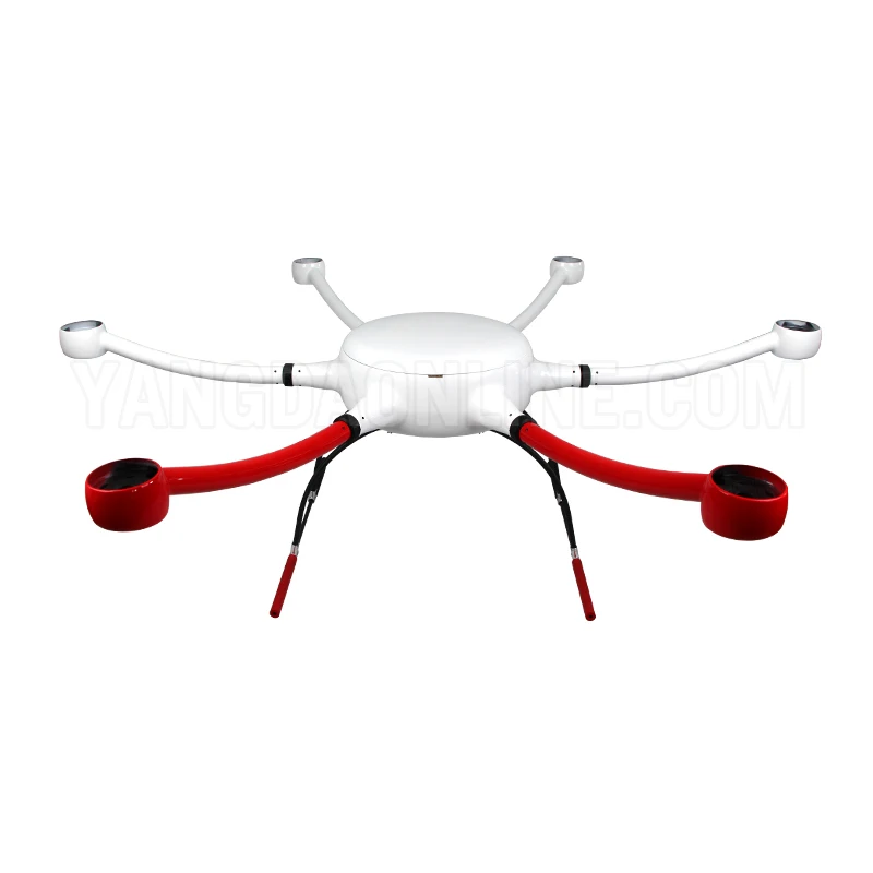 Long Range hexacopter heavy lift drone frame with big fuselage uav for delivery with battery or gas power