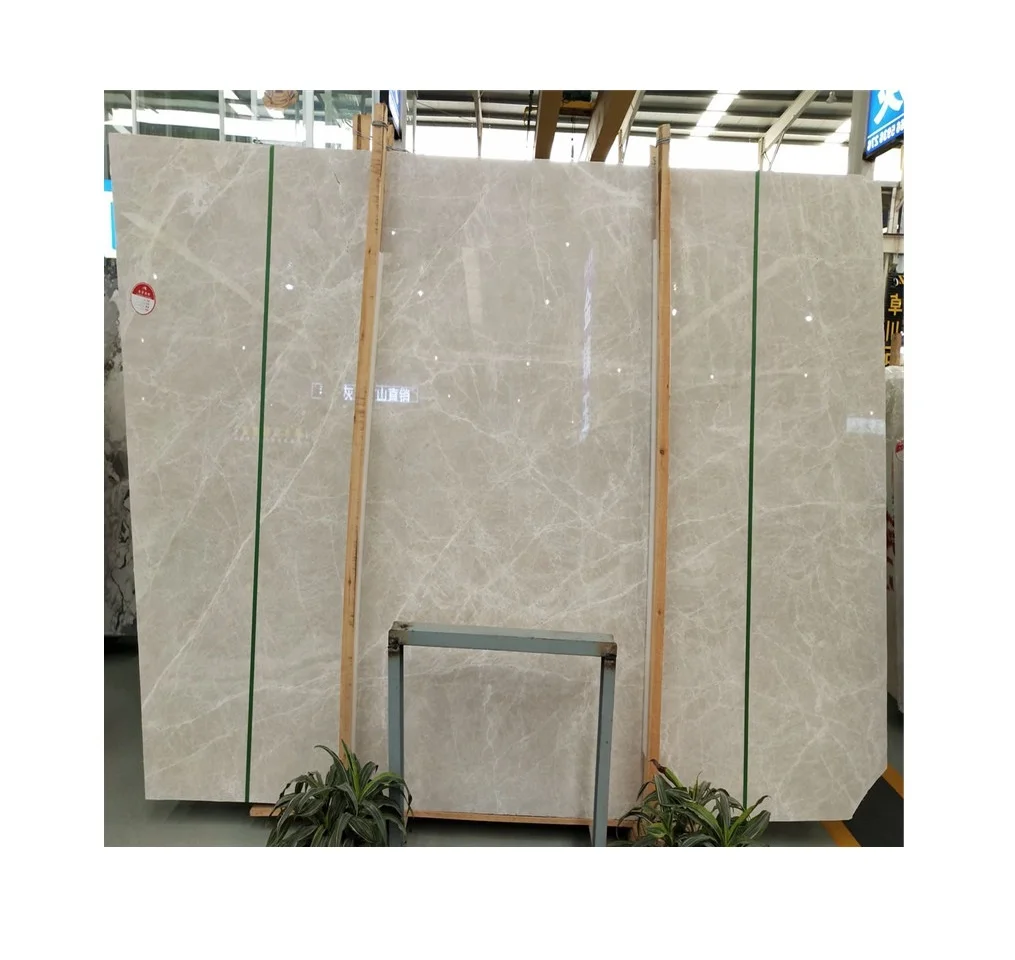 Modern grey marble Armanie pattern slabs with customize dimensions
