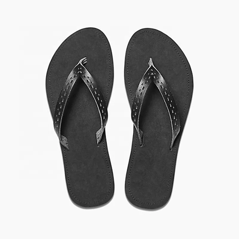 Lady Pu Leather Upper EVA Sole Slipper Women Flip Flop
