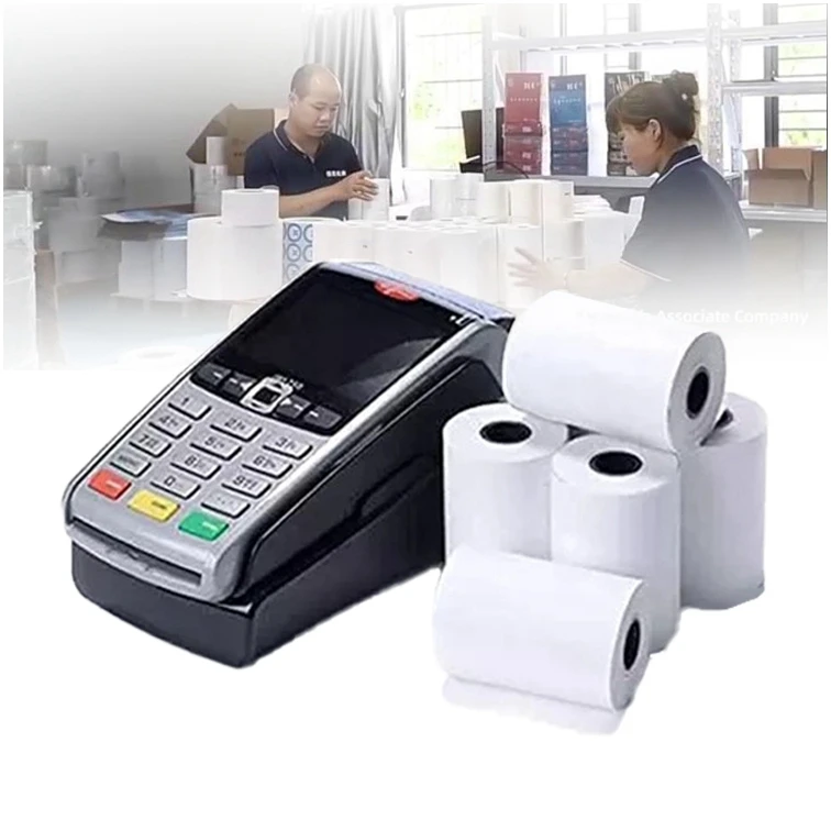 70gsm-thermal-paper без сердечника китайский рулон термобумаги для печати 57X30 пустая термобумага машины POS