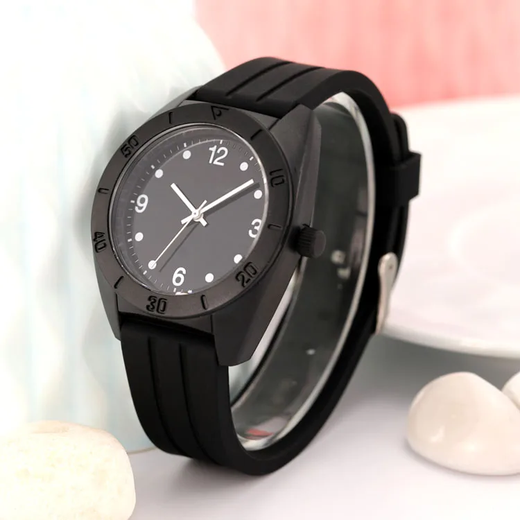 BOMAXE Custom High Quality Hip Hop Black Advance Quartz Wrist Watch From China Famous Supplier
