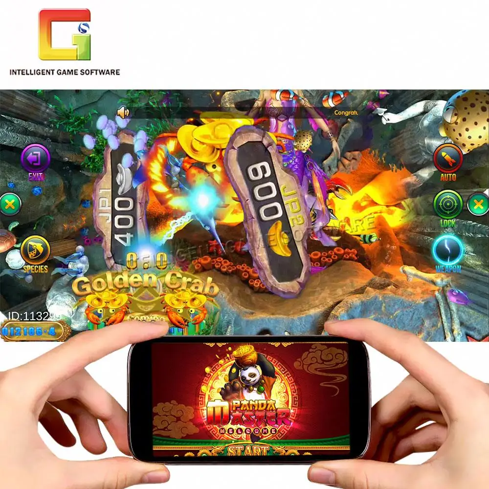 Panda Master Mobile Virtual Fishing Software App Hot Selling  Platform Table Top Online 3D Fish Game
