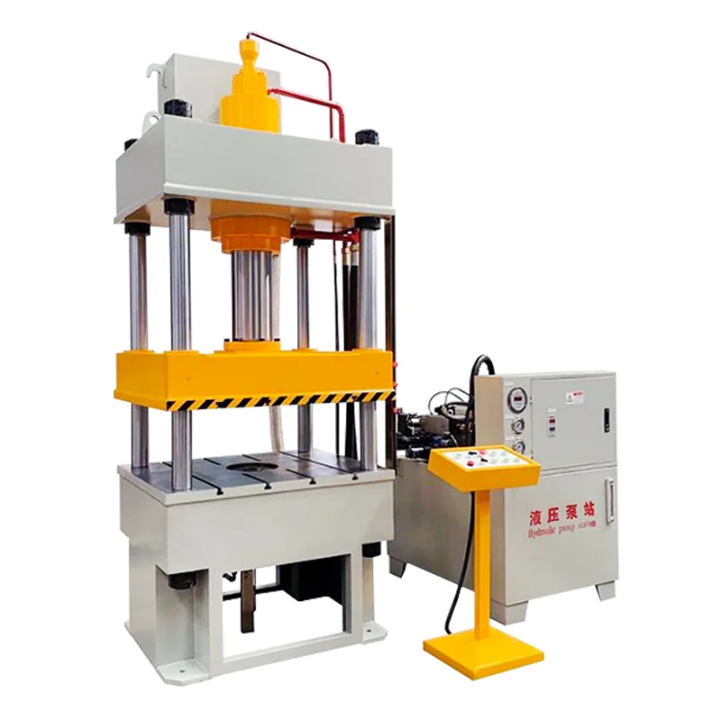 Large plane shearing and shaping press Deep drawing fast cold press Four-column hydraulic press for die-casting aluminum parts