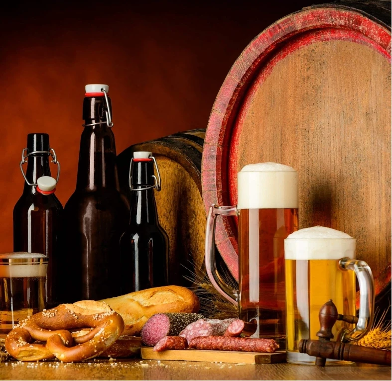 Wholesale 330ml 500ml 750ml 1Liter 1000ml swing top clear glass beer bottle