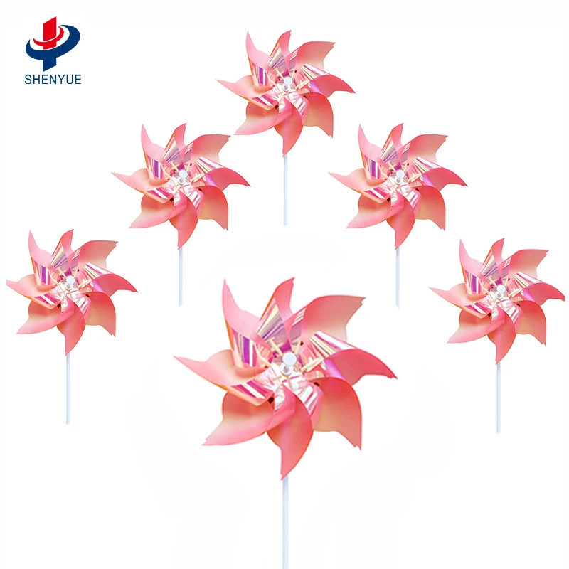 Recycled PET garden outdoor windmill, windmill toy, yard pinwheel