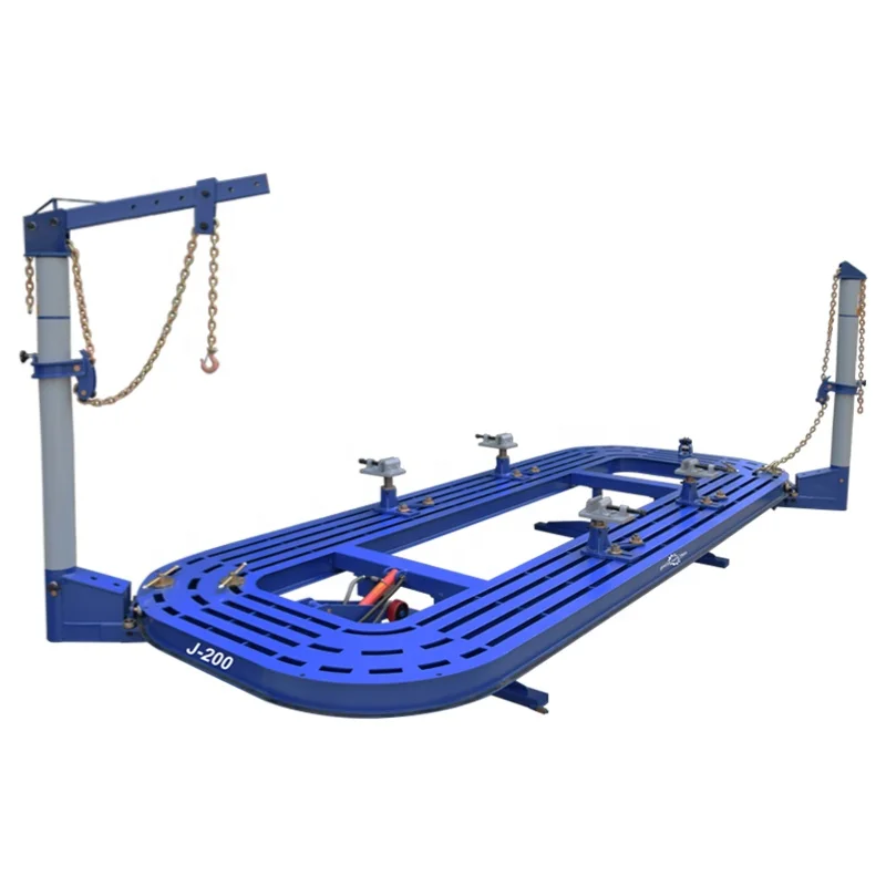 dent car towing equipment chassis frame