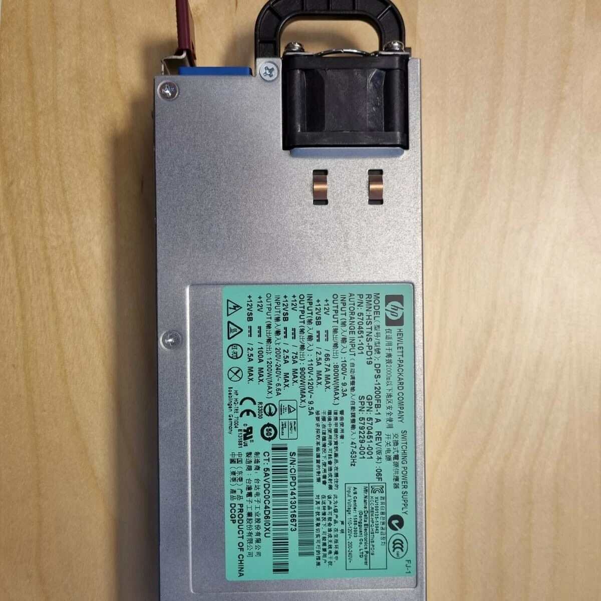 Power Supply Server PSU mining 1200W 570451-101 4 DL585 G7 / DL980 G7/SL160S G6 /SL165S G7