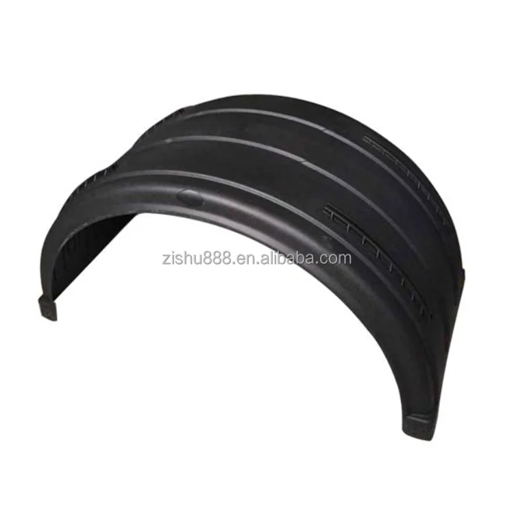 Hot Sale Striped Single Axle Truck Fenders Trailers Plastic Mudguards