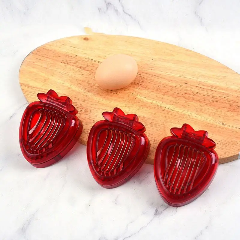 2021 hot selling kitchen accessories plastic egg cutter tools hard boiled egg slicer with stainless steel wire