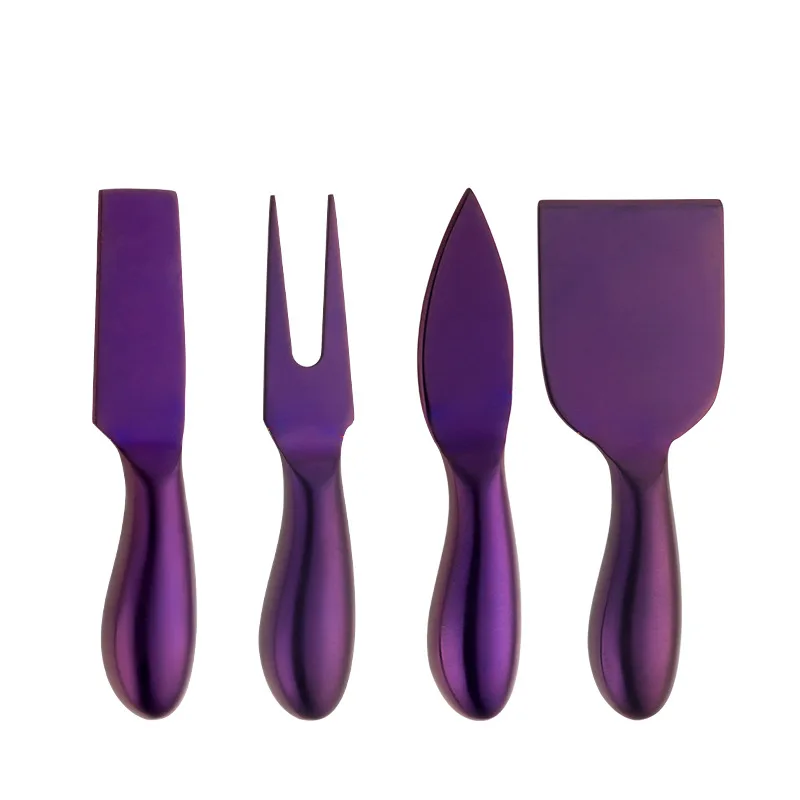 Hot Selling 4pcs Cheese Fork Cutlery Set Kitchen Gadgets Butter Knife Spreader
