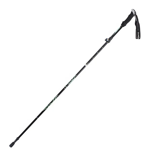 New Outdoor Folding Aluminum Alloy Trekking Sticks Telescopic Outdoor 5 Sections Trekking Walking Sticks