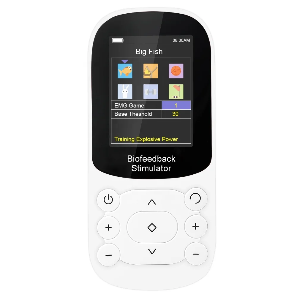 Two channel STIM stimulation electrical device with Mirror treatment technology pain relief Biofeedback stimulator