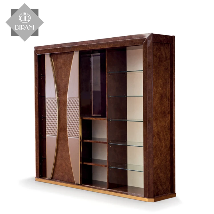 Fashion Style Antique Steel Bookcase Storage Cabinet