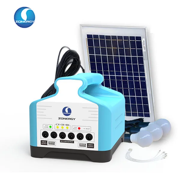 ZONERGY Solar Energy Storage Battery Off Grid Power Generation Home Backup Power System