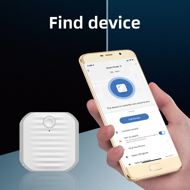 Wireless Anti Loss Blue tooth Keys And Valuables Finder Tuya Smart Key Finder Anti Lost Alarm Personal Llavero GPS Antirrobo