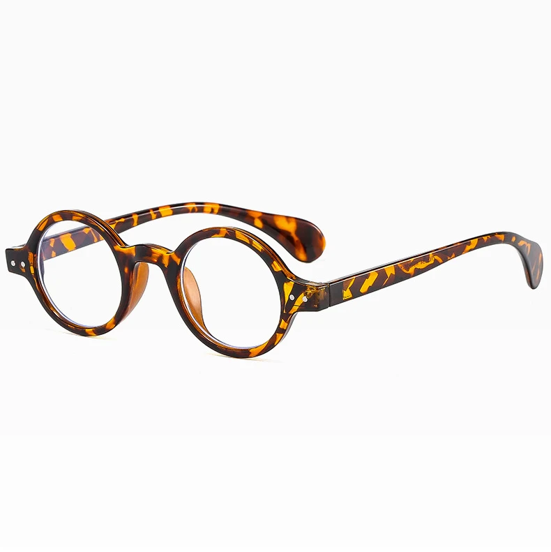 2021 Johnny Depp Style Anti Blue Ray Eyewear Frame Vintage Round Computer Brand Design Glasses Eyeglasses