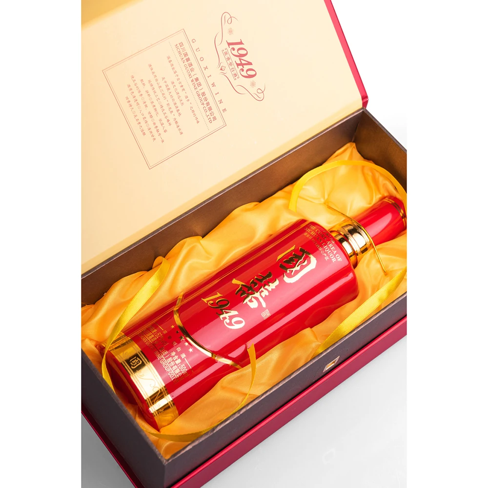 White Liquor 53%vol Alcoholic 500ml Heavy Fragrance Chinese Baijiu for Mellow and Plump Long Aftertaste