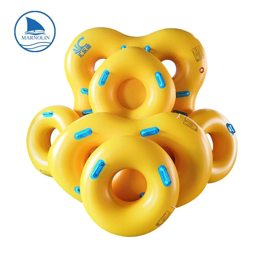 Water park slide tube inflatable pool floats factory supply lazy river single tubes
