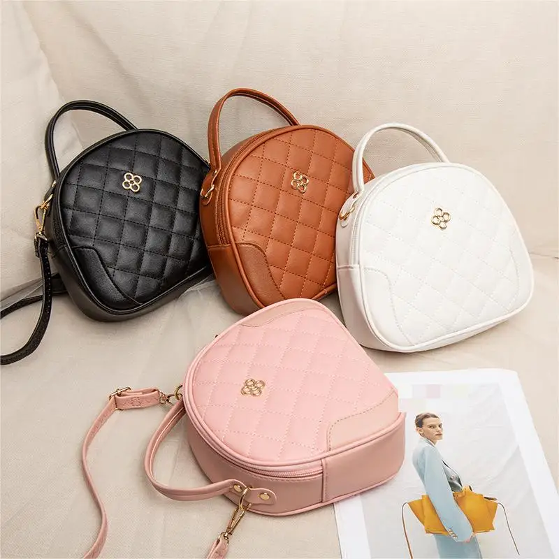 ZHUIYU 2023 High Quality PU leather ladies hand bags with zipper women wholesale sweet soft handle crossbody bag mini gift bags