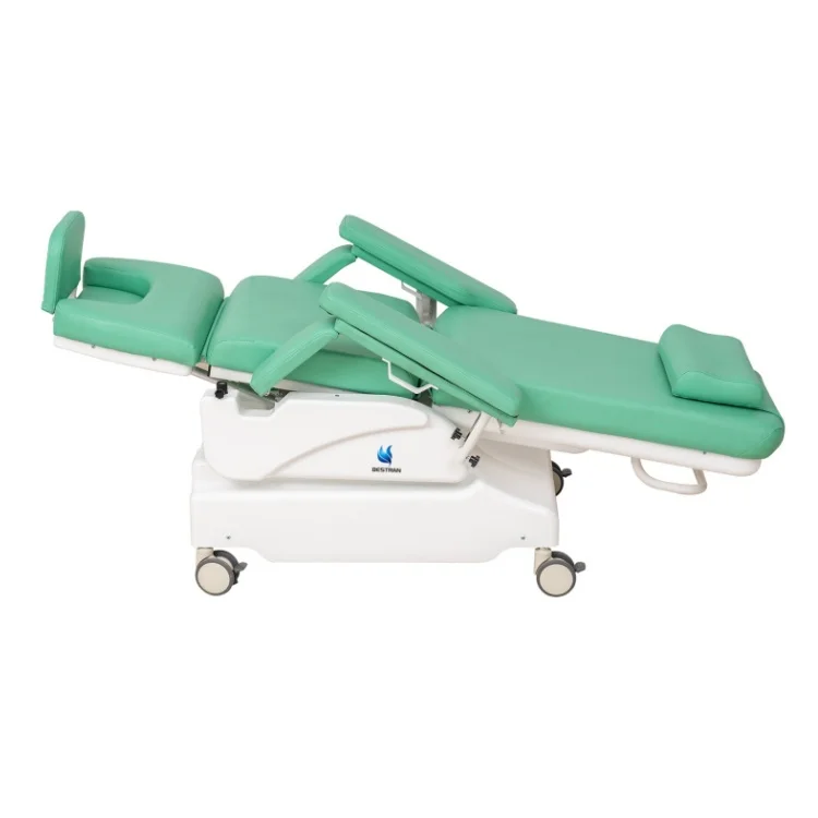 BT-DY017 Hospital Blood donation couch medical Phlebotomy chairs reclining patient recliner Electric Dialysis Chair