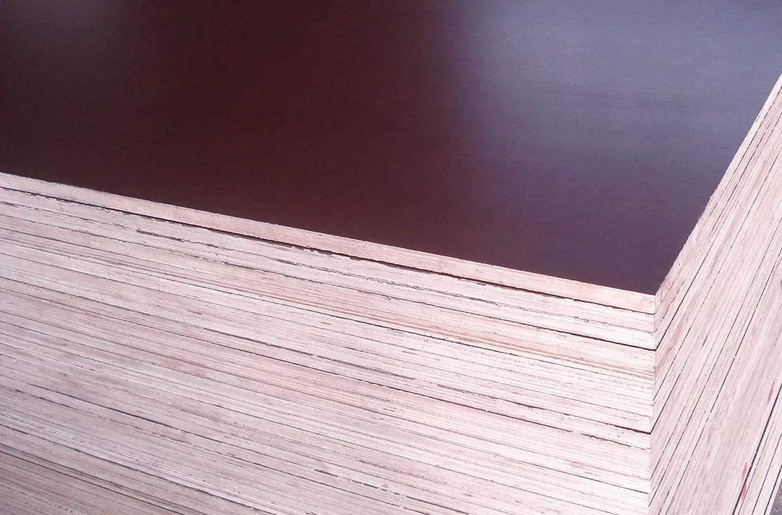 Anti slip Dynea Marine Phenolic Birch Plywood /formwork Hot Press Film