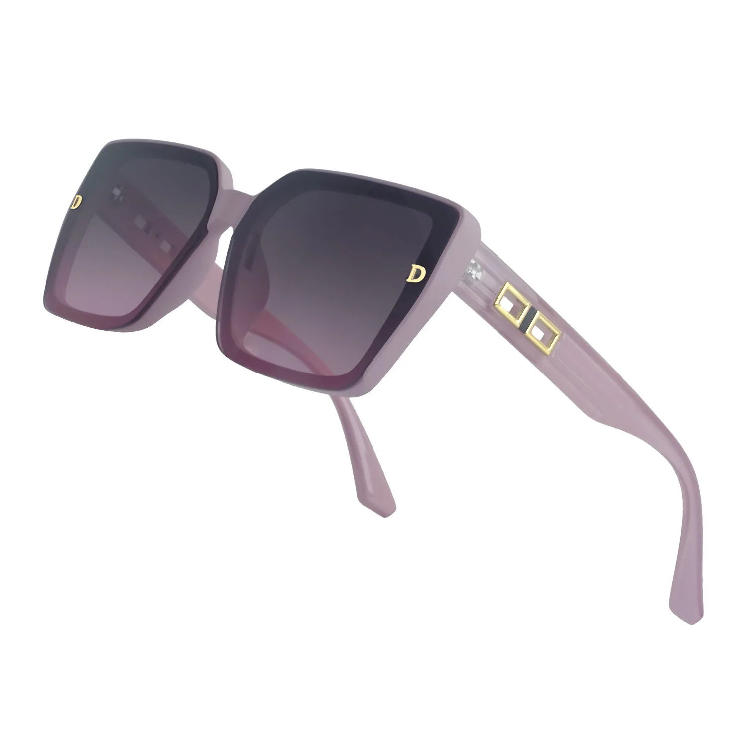 Exclusive Customize Square Designer D Sun Glasses New Shades OEM Thick Glasses Fashion Trendy Oversized Sunglasses