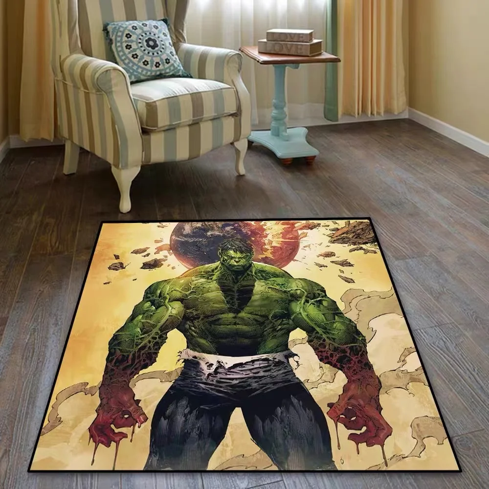 Custom bulk printed carpet hot selling fashion game anime character room decoration carpet