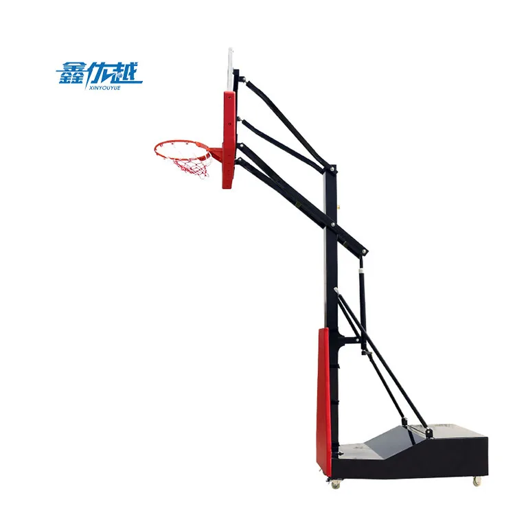 
Hot Sell BasketBall Hoops in Ground Adjustable With Tempered Glass Backboard Form China 