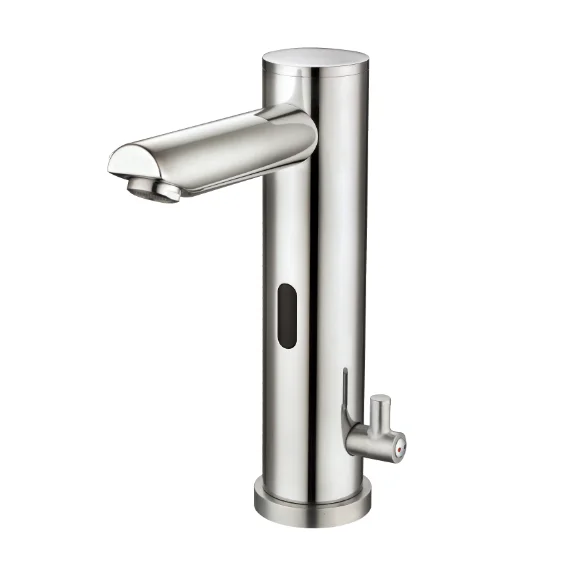 Customizable hot and cold water sensor automatic induction bathroom faucet