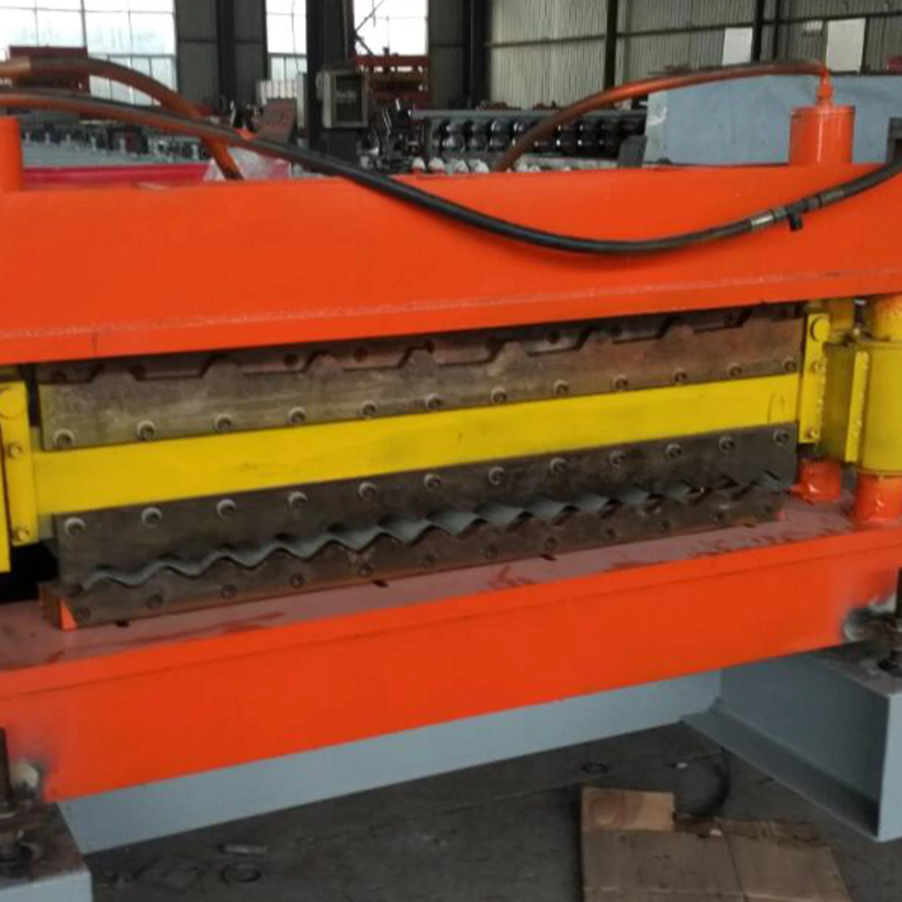 HKY-RFM 2024 High quality Machine de tole bac Machine de tuile double layer speed 15-30M/Min