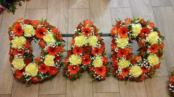 Artificial flower for funeral wearths silk flower for memorial