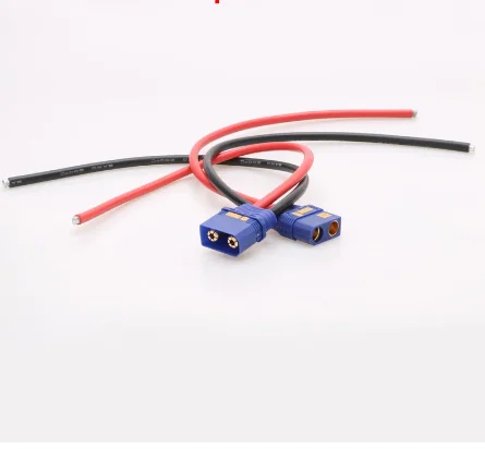 QS8-S Anti-Spark Connector Large Current Male Female Battery Plugs with 30cm 8AWG Wire for RC Drone Agriculture UAV Parts
