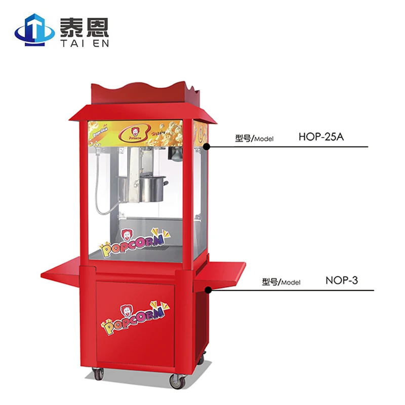 
Large capacity big size commercial electrical sweet popcorn machine oil popcorn machine 
