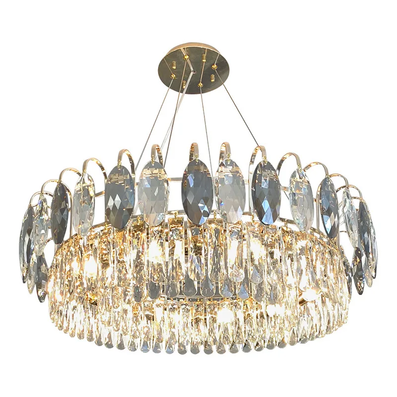 Пользовательский пост-модерн роскошный креативный внутренний Декор для дома гостиницы виллы гостиной столовой круглая железная Хрустальная люстра