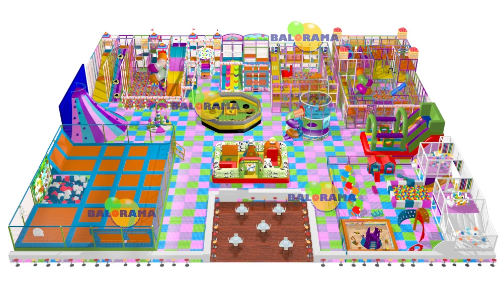 Most popular product softplay park indoor games playground equipment 1000 squaremeter
