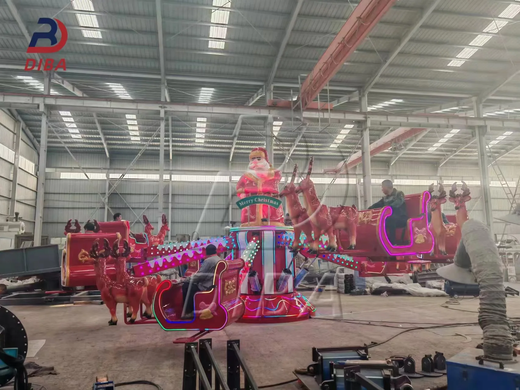 High quality Merry Christmas new attraction kids amusement rides Santa Claus Self-Control ride theme park equipment