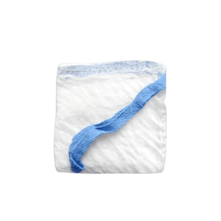 100 cotton  8ply green lap pad sponge non sterile