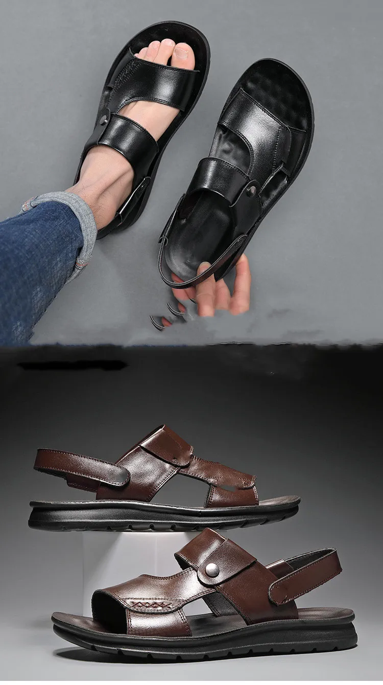 Open Toe Larger Size Youth Lightweight Waterproof Portability Buckle Strap Rope Pedicure Soft Sole Sport Runner Sandals Shoes