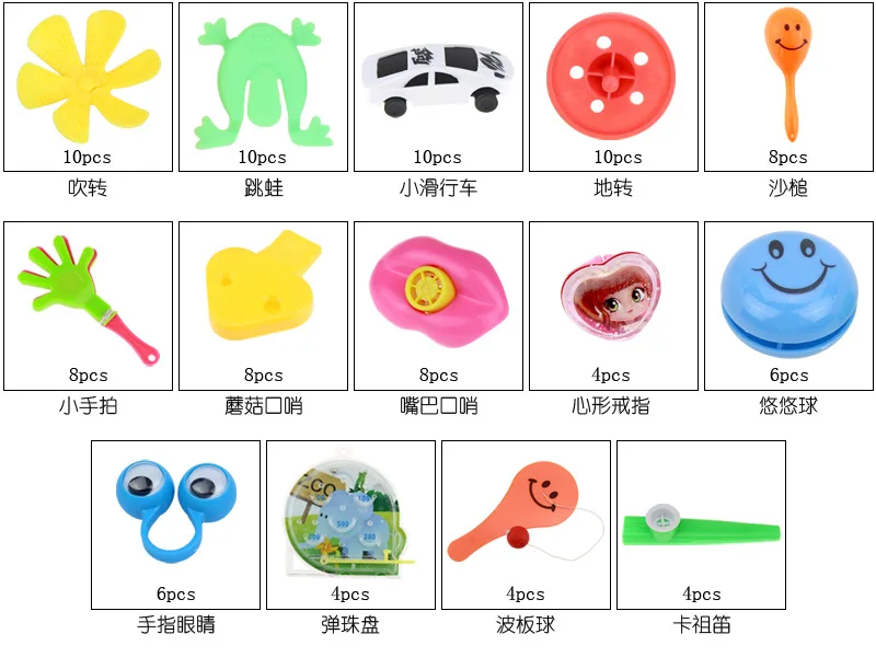 100 PCS Party Favors Toy Assortment Carnival Prizes School Classroom Rewards Pinata Filler Toys  Birthday Party Treasure Box