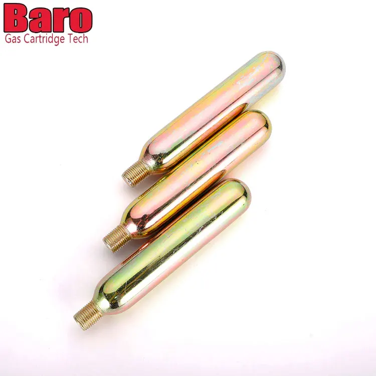 New Design 33gram CO2 Gas Cylinder Automatic Life Jacket Gas Refill 33g CO2 Cartridge