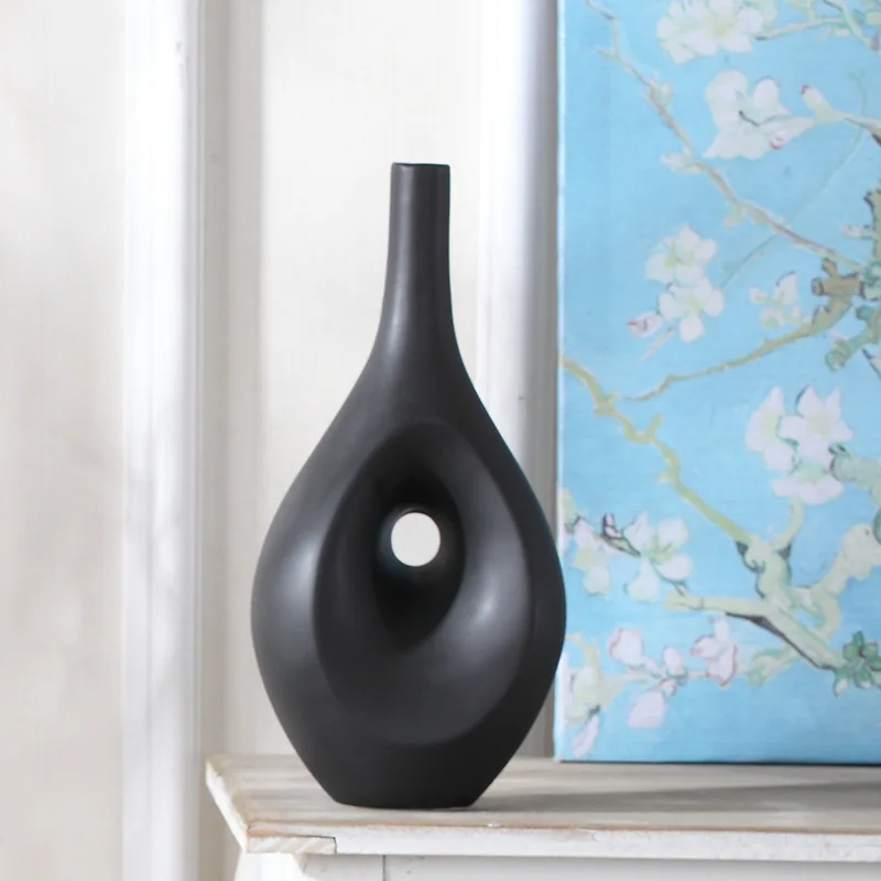Hot Selling Nordic Style Simple Decoration Home Decor Ceramic Flower Vase